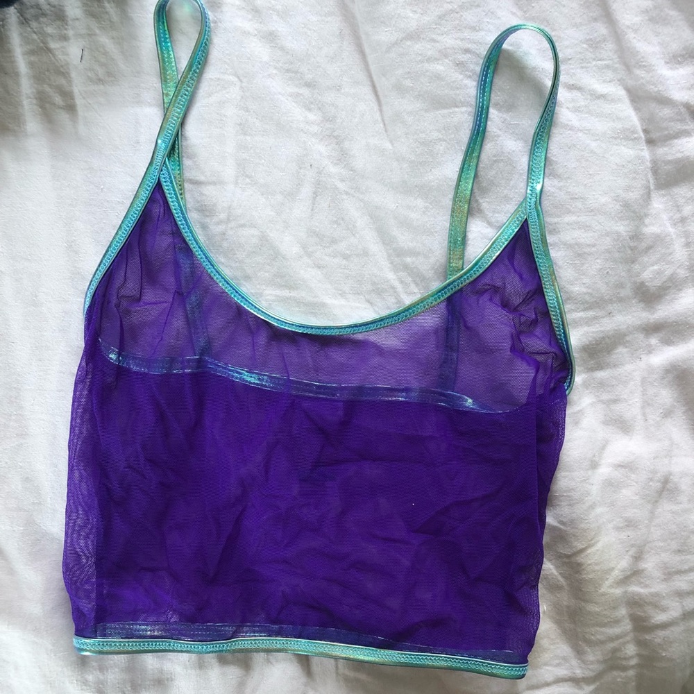 Sheer Rave Crop Top